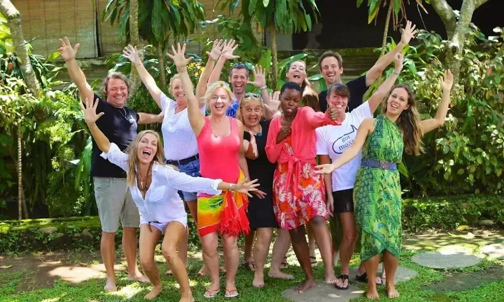 Yoga Students in 5 Days Yoga Retreat in Bali