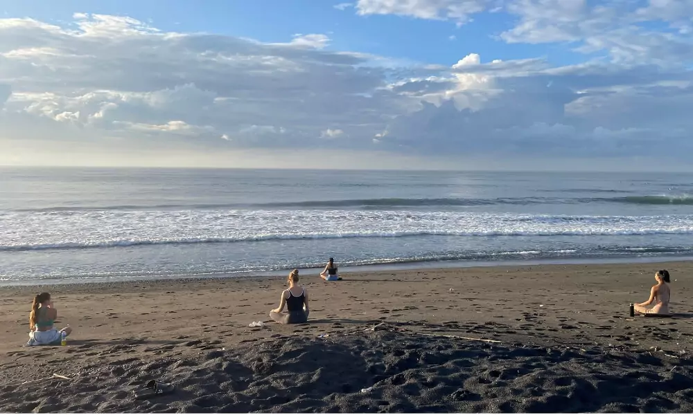 Yoga and Meditation at Beach